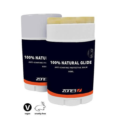Zone3 100% Natural anti-chafe balm, 60ml, on a white background.
