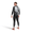Agile Wetsuit featured in a white studio setting from the back highlighting the silver detailing for visibility 
