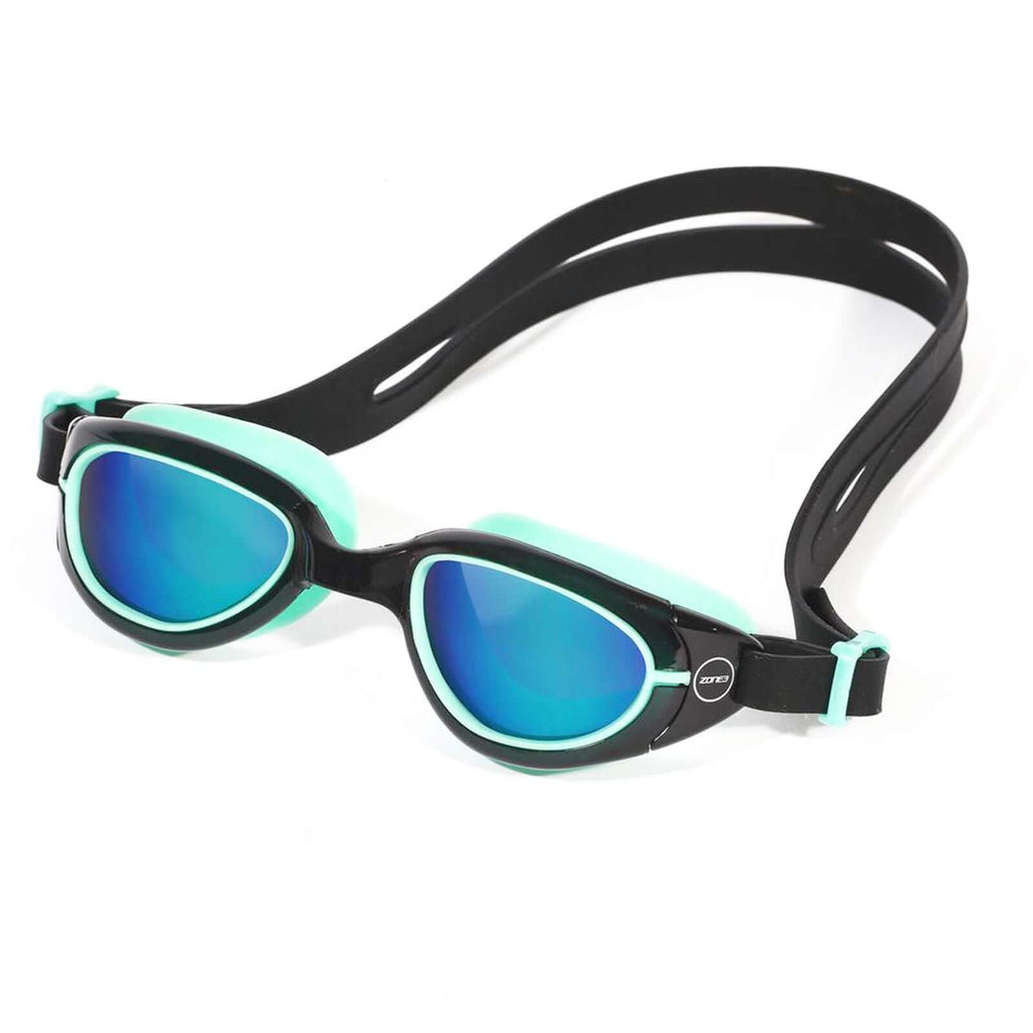 Zone3 Aquahero junior swim goggles on a white background.