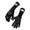 Two black winter gloves with Zone3 branding and textured grip panels shown against a white background