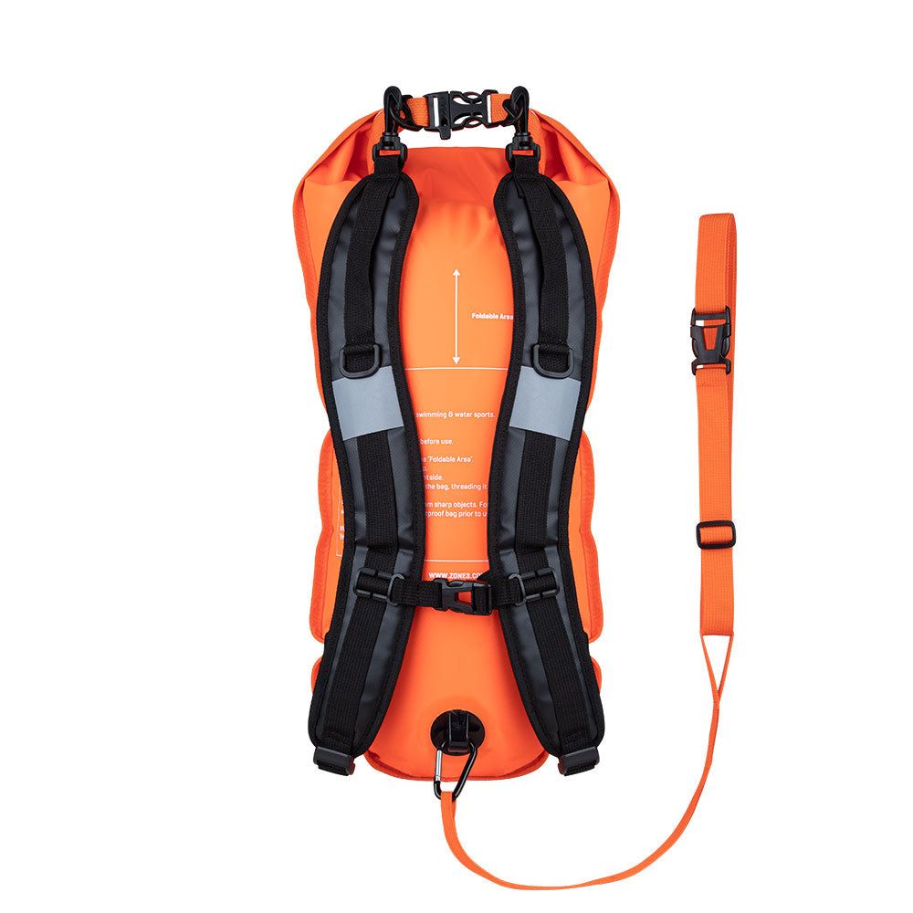 Gerecycleerde Dry Bag - Rugzak met 2 Leds - 28L