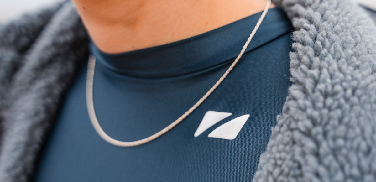 Close up of Zone3 TI+ thermal swimsuit