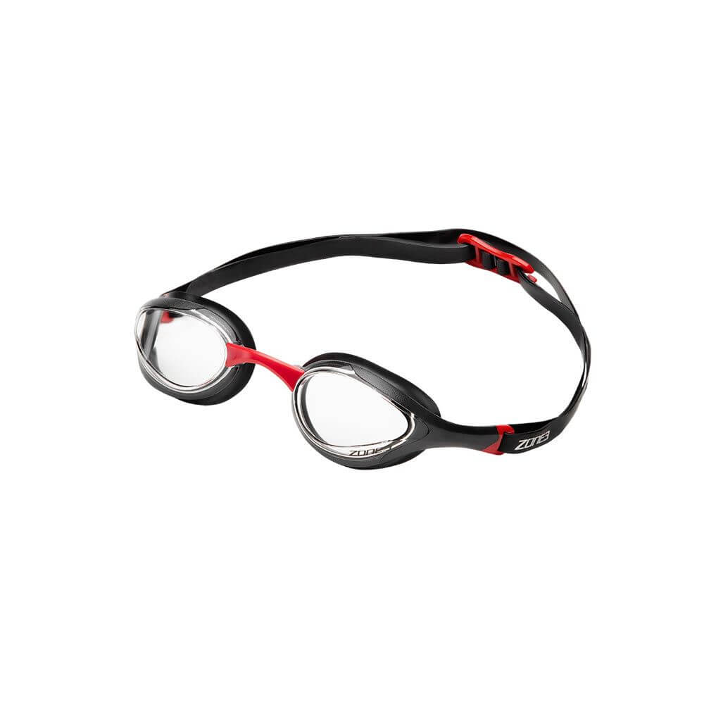 Zone3 Volare Streamline racing swim goggles on a white background.