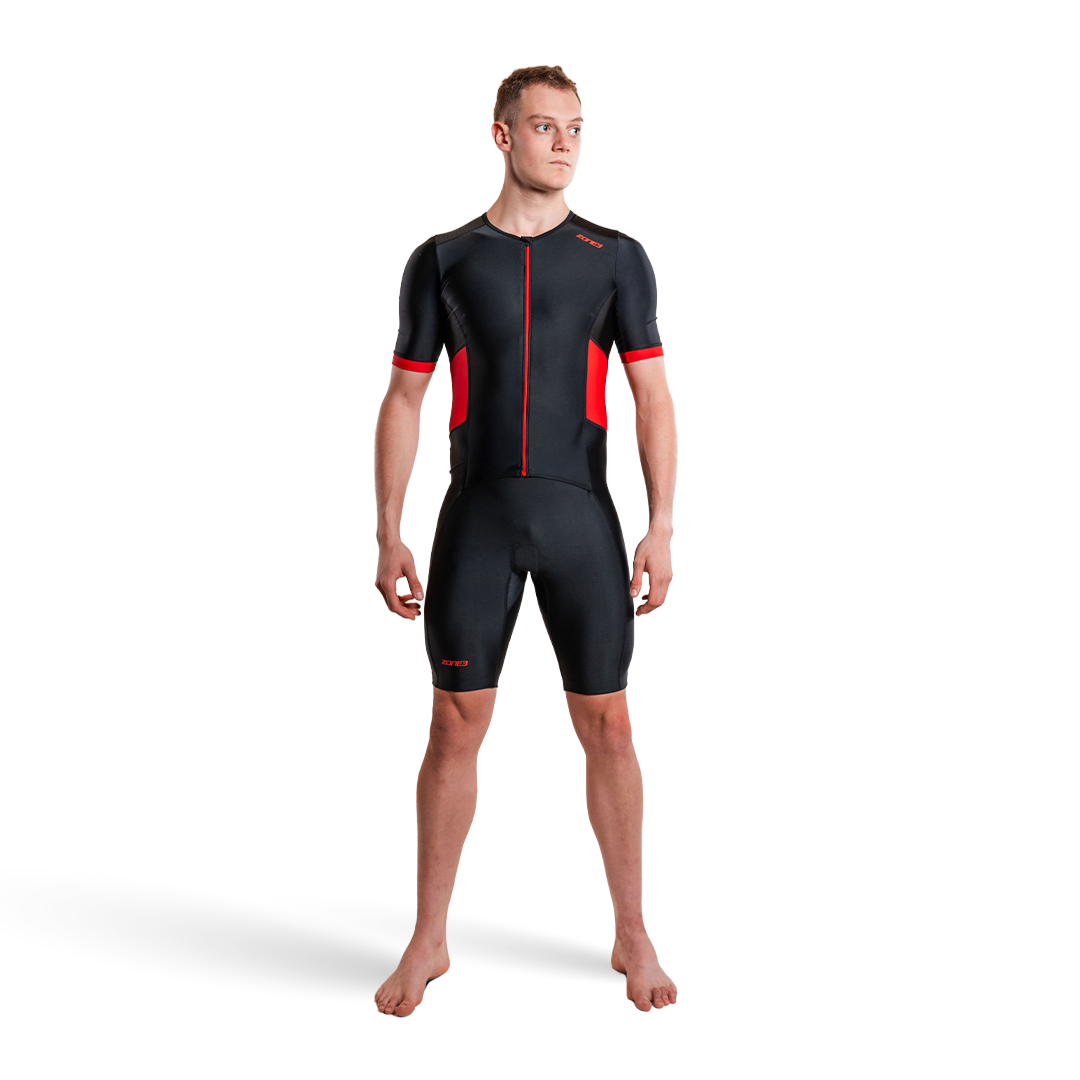 Activate Full Zip Trisuit met Korte Mouwen