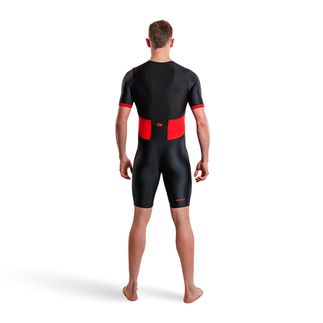 Activate Full Zip Trisuit met Korte Mouwen