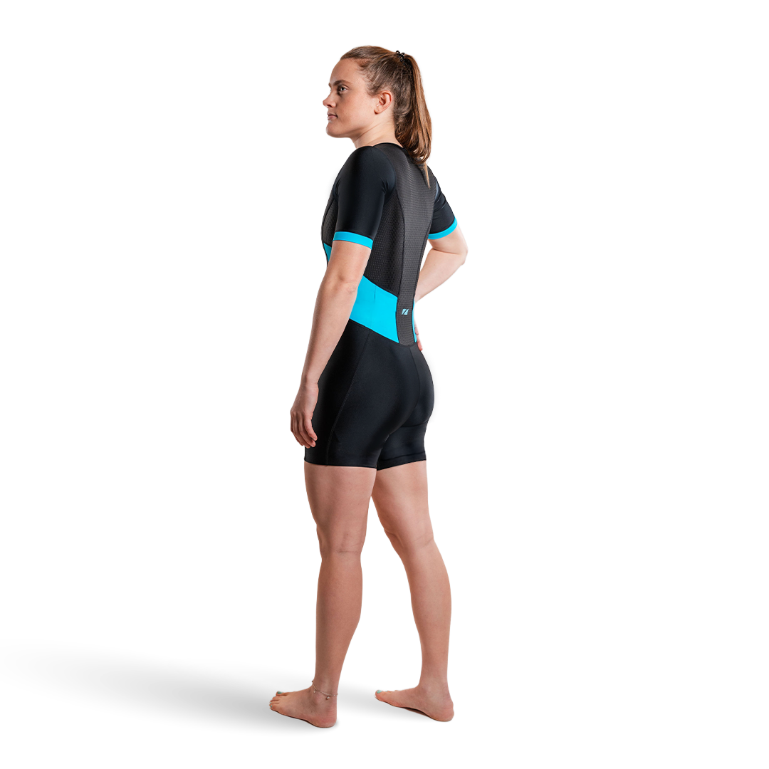 Activate Full Zip Trisuit met Korte Mouwen