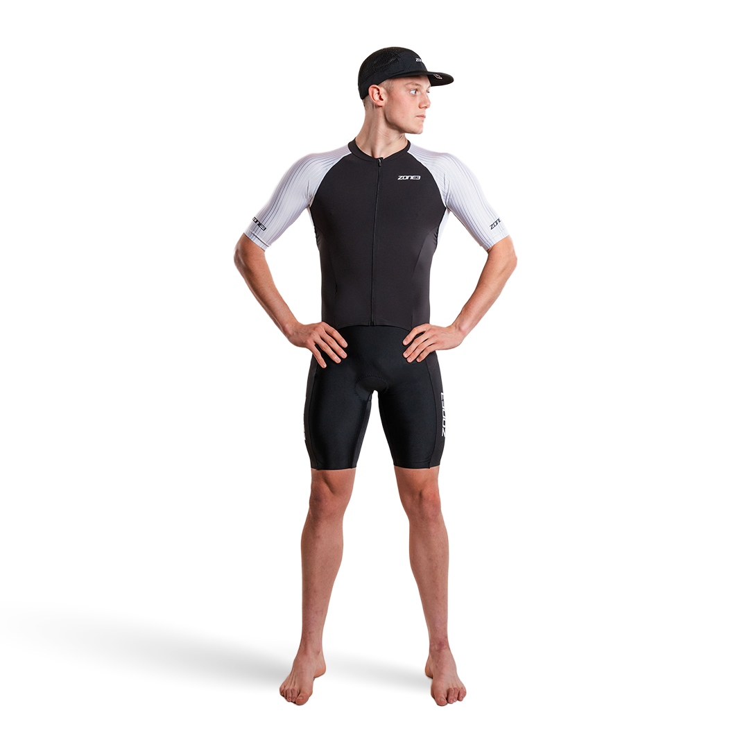 Lava Long Distance Full Zip Trisuit met Korte Mouwen