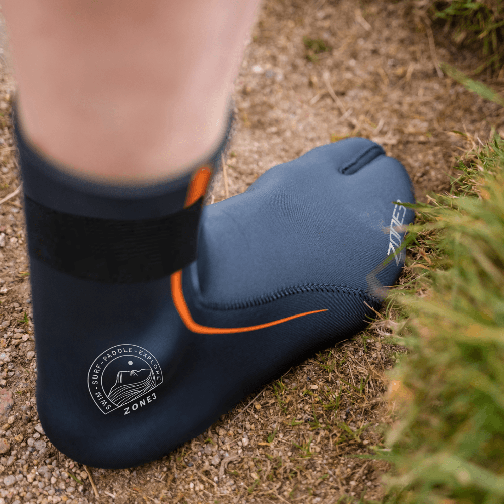Active-Flex Swim Sock providing warmth and foot protection for swimming and paddle sports.