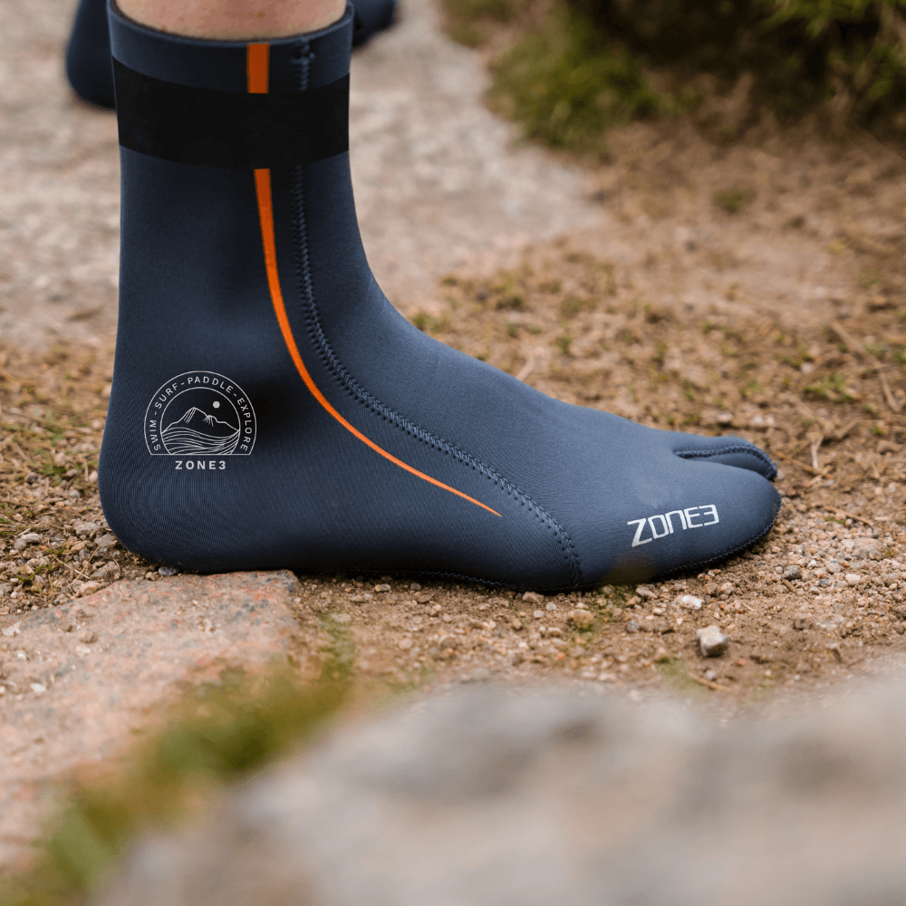 Active-Flex Swim Sock for superior foot protection while swimming, surfing, and paddle sports.