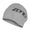 Silicone Swim Cap - Extra Long Hair in gray with black lettering for swimmers with long hair.