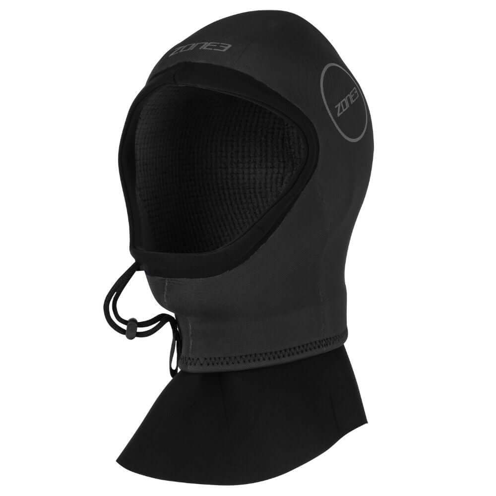 A Zone3 Thermo Tech neoprene swim balaclava on a white background.