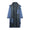 Open view of the robe revealing full interior fleece lining with chest zip pocket and towel pocket.